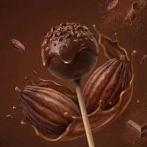 Cake pops au chocolat noir